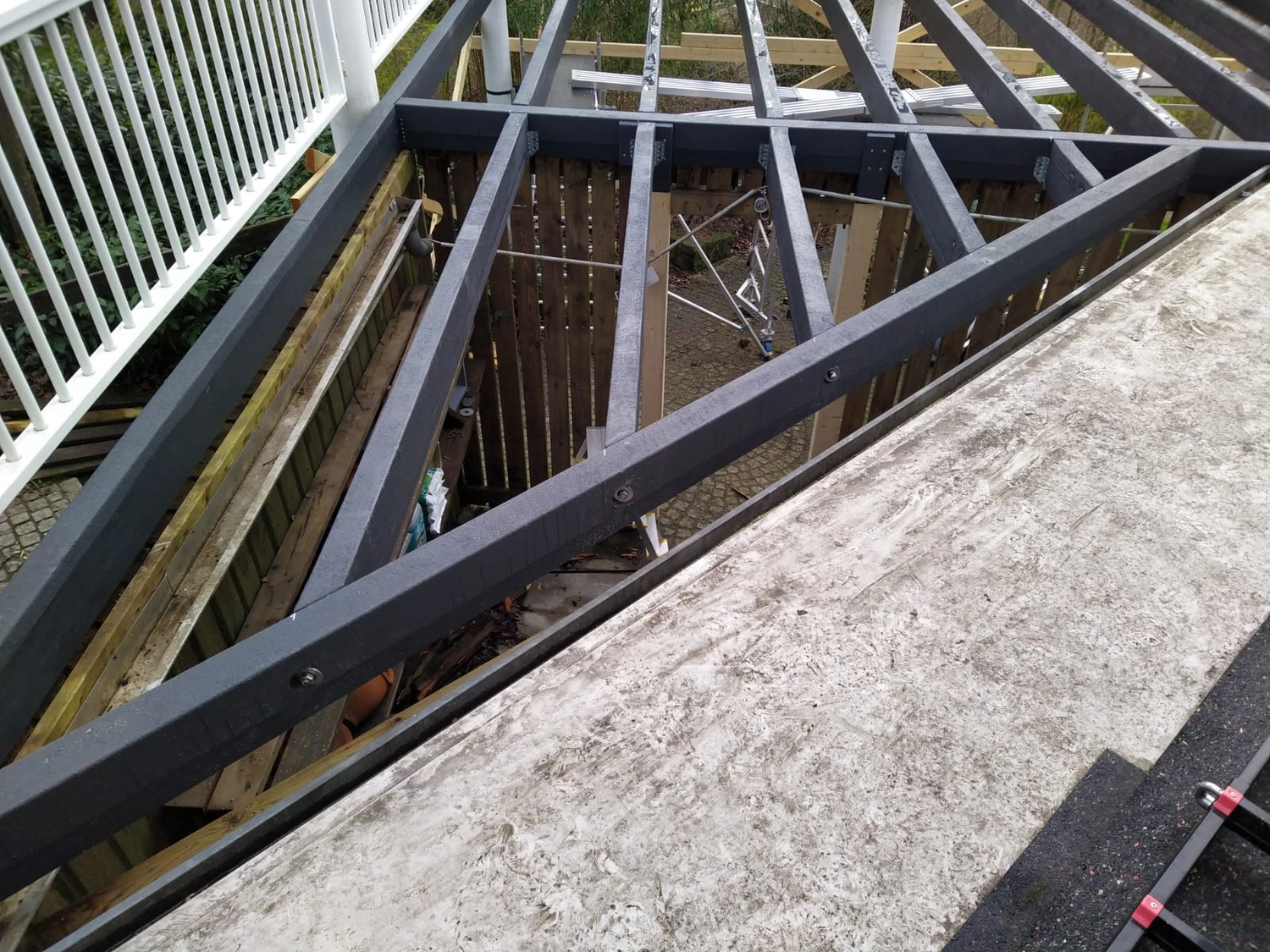 Wetter-Gebäudeschutz - Renovierungsarbeiten - Außenarbeit Terrassenvollsanierung 1