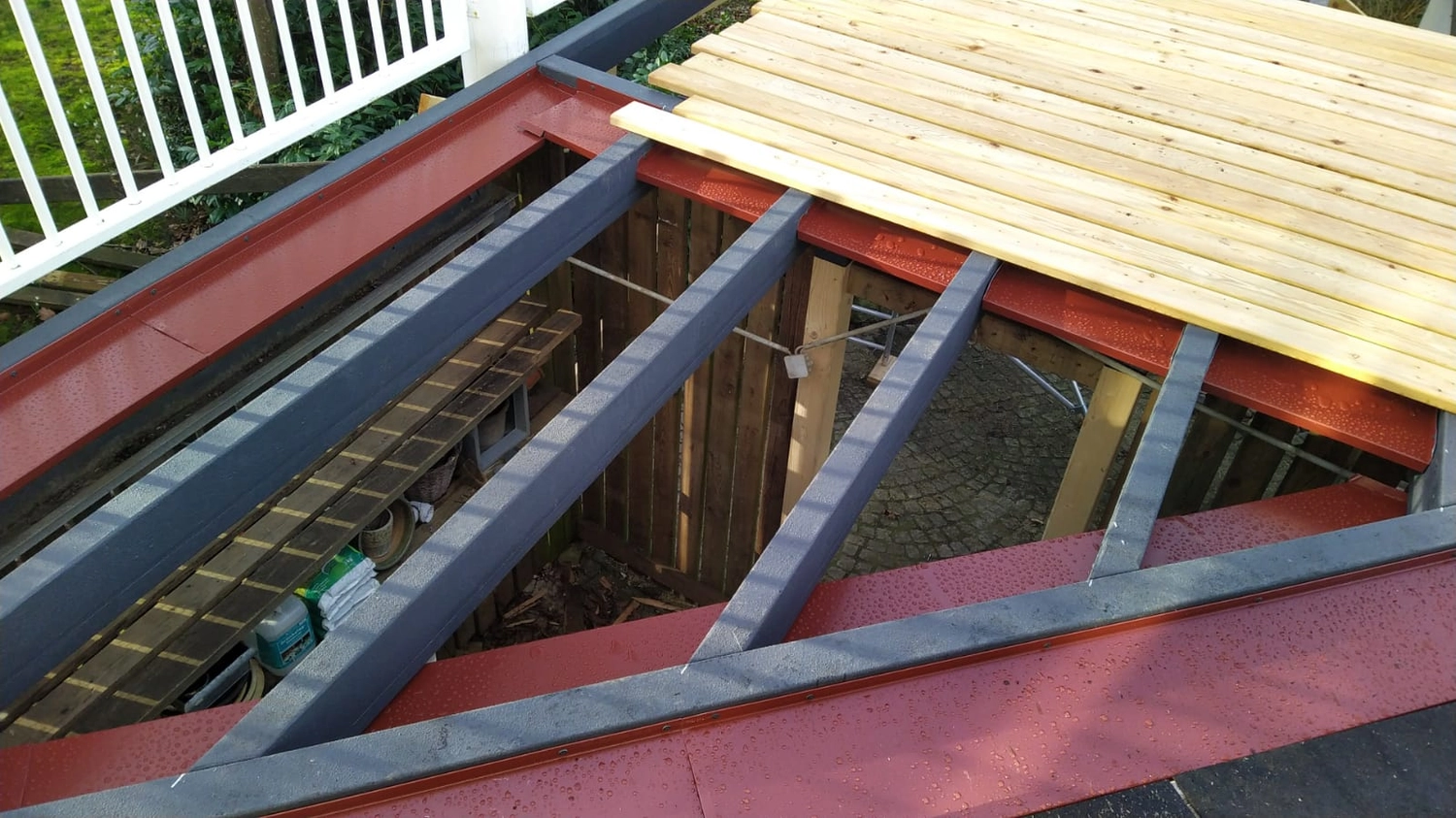 Wetter-Gebäudeschutz - Renovierungsarbeiten - Außenarbeit Terrassenvollsanierung 1