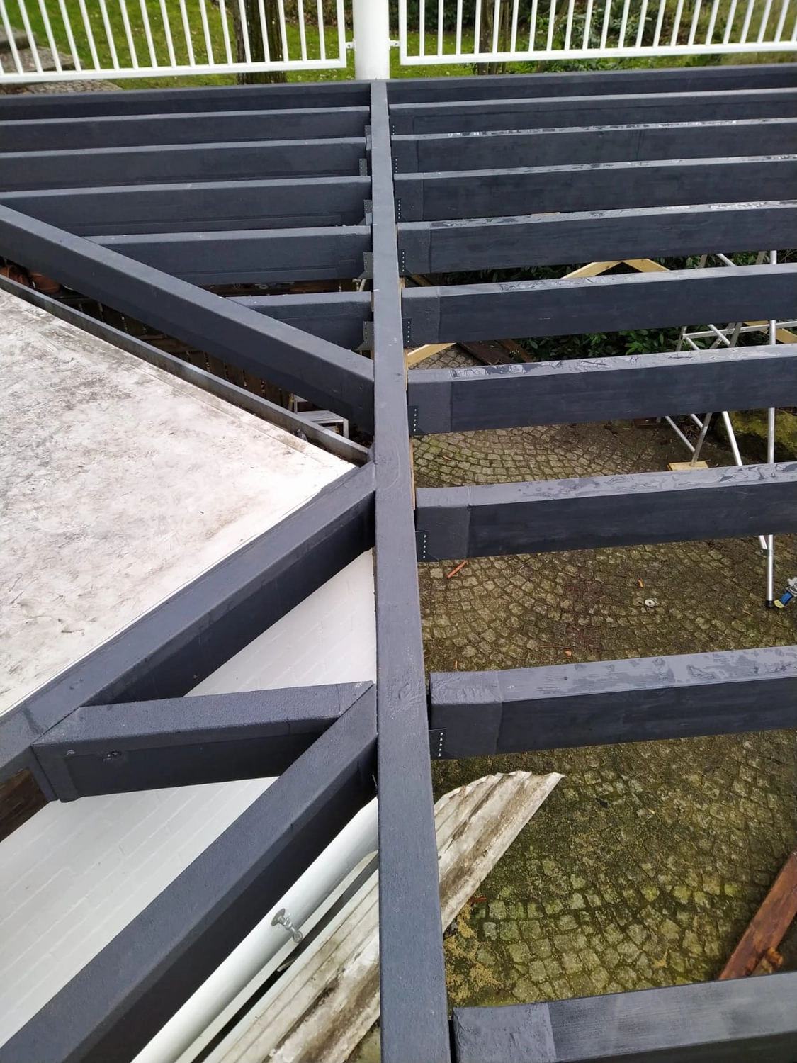 Wetter-Gebäudeschutz - Renovierungsarbeiten - Außenarbeit Terrassenvollsanierung 1